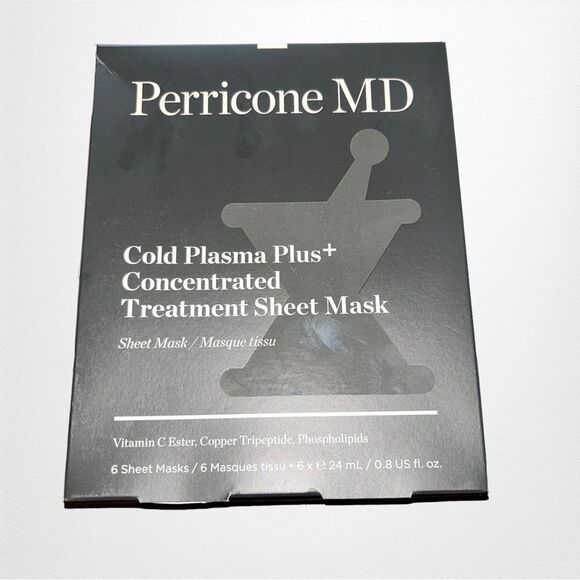 Perricone MD Cold Plasma Plus Concentrated Treatment Sheet 6pc Masks - Picture 1 of 4